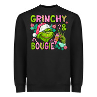 Black christmas characters and bougie Heavyweight Sweatshirt - AdoDesignShop