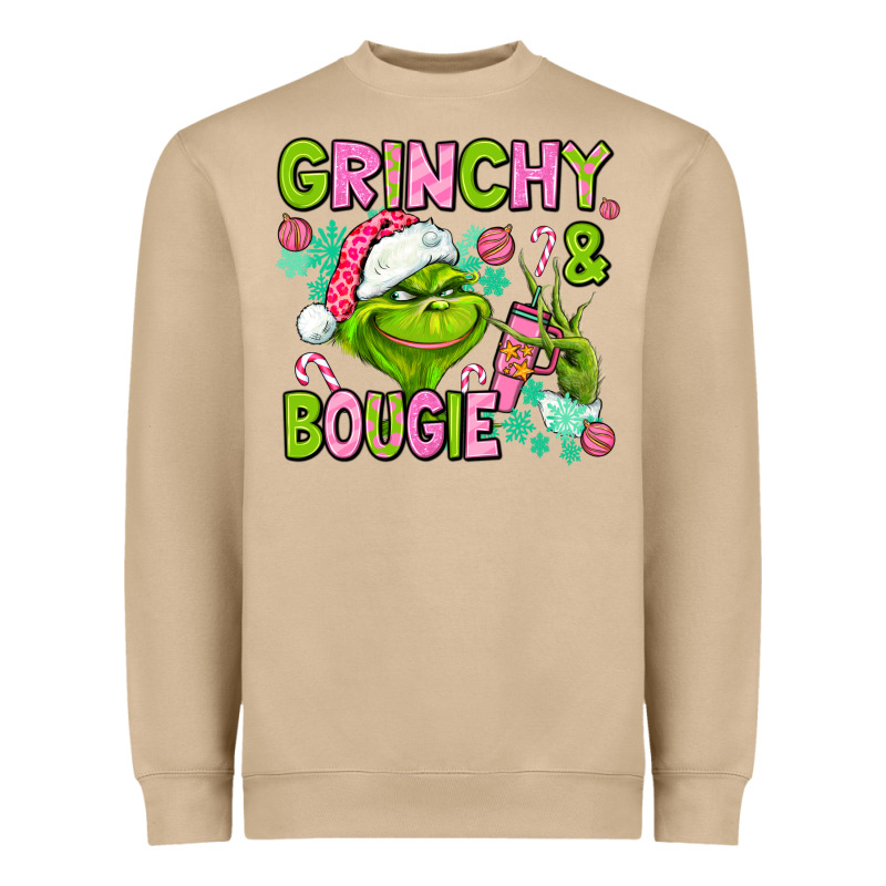 Christmas Characters And Bougie Heavyweight Sweatshirt by AdoDesignShop | Teevron