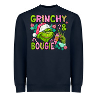 Navy christmas characters and bougie Heavyweight Sweatshirt - AdoDesignShop