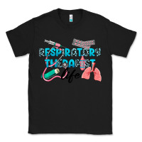 Black Western Respiratory Therapist Life Classic Tee - LillyAllenDesigns