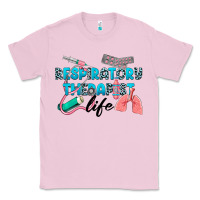 Bubblegum Pink Western Respiratory Therapist Life Classic Tee - LillyAllenDesigns