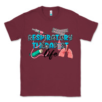 Burgundy Western Respiratory Therapist Life Classic Tee - LillyAllenDesigns