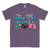 Lavender Western Respiratory Therapist Life Classic Tee - LillyAllenDesigns