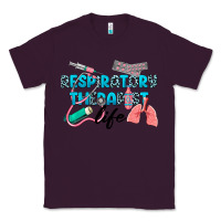 Plum Western Respiratory Therapist Life Classic Tee - LillyAllenDesigns
