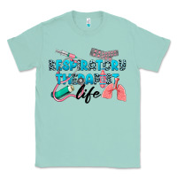 Seafoam Western Respiratory Therapist Life Classic Tee - LillyAllenDesigns