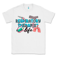 White Western Respiratory Therapist Life Classic Tee - LillyAllenDesigns