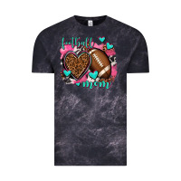 Cloud Black football mom Vintage Tee - AdoDesignShop