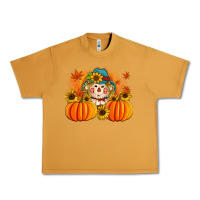 Peanut Butter fall scarecrow with pumpkins Urban Heavy Tee - Artiststas