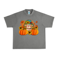 Tornado fall scarecrow with pumpkins Urban Heavy Tee - Artiststas