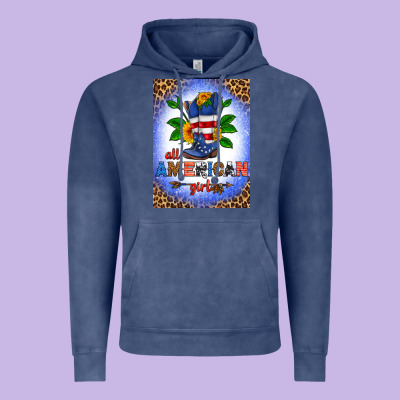 All American Girl Air Freshener Vintage Hoodie Designed By Hra Design Shop
