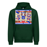 Forest Green 4 th of july Urban Hoodie - TumblerDesignByShophia