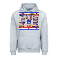 Heather Grey 4 th of july Urban Hoodie - TumblerDesignByShophia