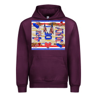 Mauve Wine 4 th of july Urban Hoodie - TumblerDesignByShophia