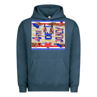 Pigment Midnight Navy 4 th of july Urban Hoodie - TumblerDesignByShophia