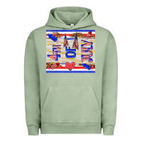 Pigment Oil Green 4 th of july Urban Hoodie - TumblerDesignByShophia