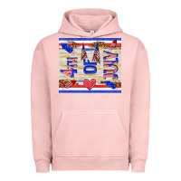 Pigment Salmon 4 th of july Urban Hoodie - TumblerDesignByShophia