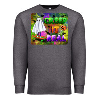 Charcoal Heather creep it real mousepad Premium Sweatshirt - BundleAndBundleShop