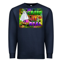 Navy creep it real mousepad Premium Sweatshirt - BundleAndBundleShop