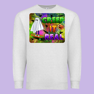 Creep It Real Mousepad Premium Sweatshirt Designed By Bundleandbundleshop