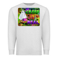 Oatmeal Heather creep it real mousepad Premium Sweatshirt - BundleAndBundleShop