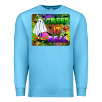 Ocean Blue creep it real mousepad Premium Sweatshirt - BundleAndBundleShop