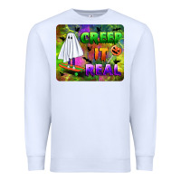 White creep it real mousepad Premium Sweatshirt - BundleAndBundleShop