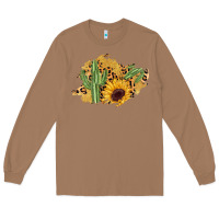 Toasted Coconut cactus leopard sunflower glitter  patch Long Sleeve Tee - AdoDesignShop