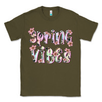 Army Green spring vibes Classic Tee - Artiststas