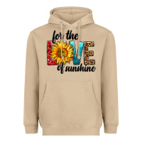 Mushroom For The Love Of Sunshine Heavyweight Hoodie - BundleAndBundleShop