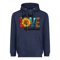 Navy For The Love Of Sunshine Heavyweight Hoodie - BundleAndBundleShop