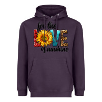 Plum For The Love Of Sunshine Heavyweight Hoodie - BundleAndBundleShop