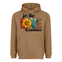 Toasted Coconut For The Love Of Sunshine Heavyweight Hoodie - BundleAndBundleShop