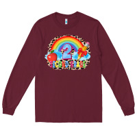 Burgundy back to school 2 3200x2400 Long Sleeve Tee - AdoDesignShop