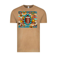 Vintage Camel football cowhide sunflower Vintage Tee - JahusDesignShop