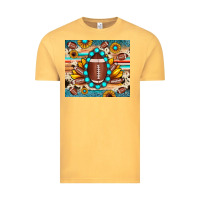 Football Cowhide Sunflower Vintage Tee | Teevron