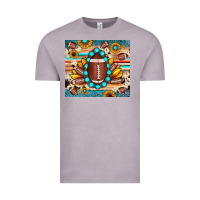 Vintage Zinc football cowhide sunflower Vintage Tee - JahusDesignShop