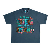 Midnight Navy first my mother second my friend Urban Heavy Tee - AdoDesignShop
