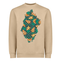 Mushroom christmas gingerbread cookies patch Heavyweight Sweatshirt - BundleAndBundleShop