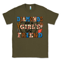 Army Green diamonds are a girl's best friend Classic Tee - AdoDesignShop