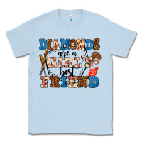 Dusty Blue diamonds are a girl's best friend Classic Tee - AdoDesignShop