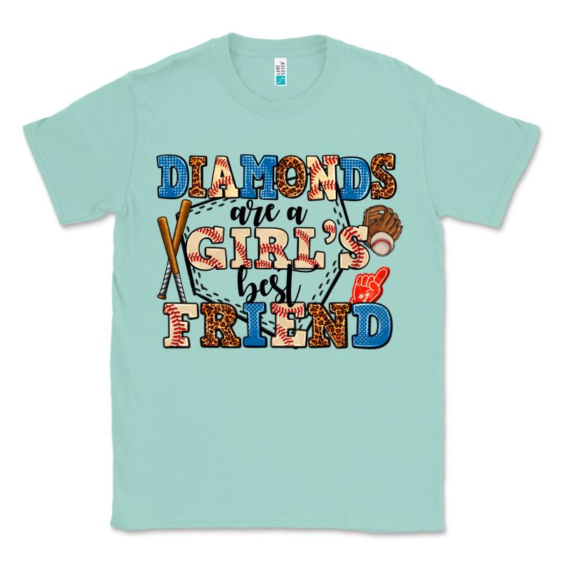 Diamonds Are A Girl's Best Friend Classic Tee by AdoDesignShop | Teevron