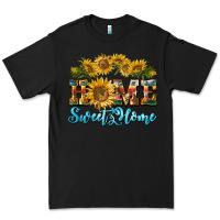 Black home sweet home sunflower Premium Tee - BarkalooDesign