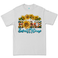 Dove Grey home sweet home sunflower Premium Tee - BarkalooDesign