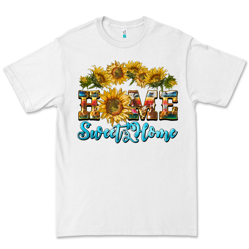 Home Sweet Home Sunflower Premium Tee by BarkalooDesign | Teevron