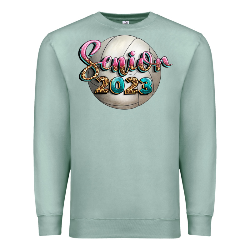 Volleyball Senior 2023 Premium Sweatshirt by BundleAndBundleShop | Teevron