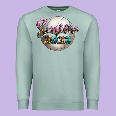 Volleyball Senior 2023 Premium Sweatshirt Designed By Bundleandbundleshop