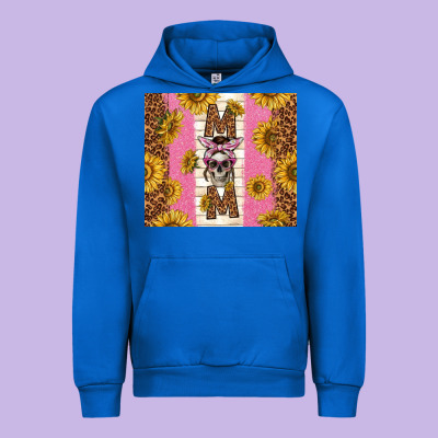 Skull Mom Sunflowers Urban Hoodie Designed By Tumblerdesignbyshophia