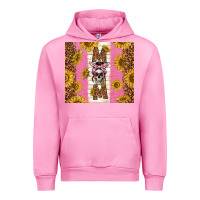 Fuchsia Pink skull mom sunflowers Urban Hoodie - TumblerDesignByShophia
