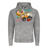 Cloud Rock i dig 100 days of school Vintage Hoodie - RacoonDesign
