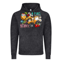 Vintage Black i dig 100 days of school Vintage Hoodie - RacoonDesign